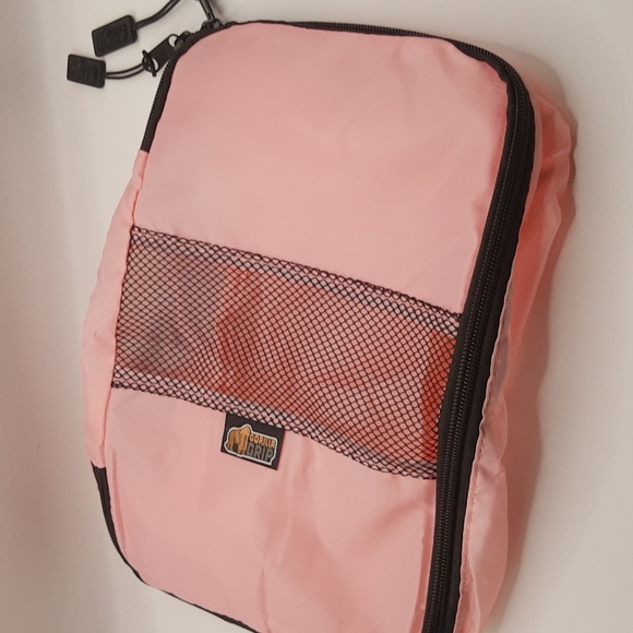 Travel Organizers For Packing Luggage Packing Cubes Bag Storage 3-Pack Pink - Picture 7 of 10